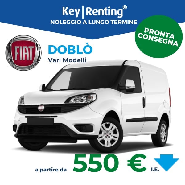 Noleggio Lungo Termine Fiat Doblò offerta noleggio auto di Key Renting