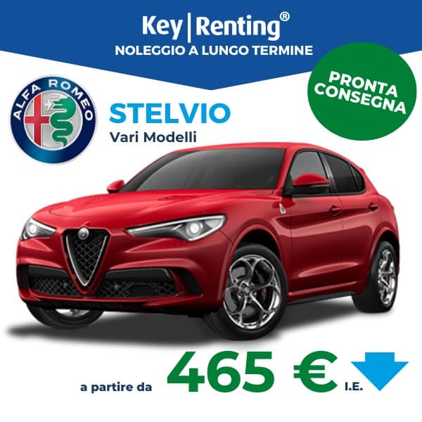 Noleggio Lungo Termine Alfa Romeo Stelvio offerta Key Renting