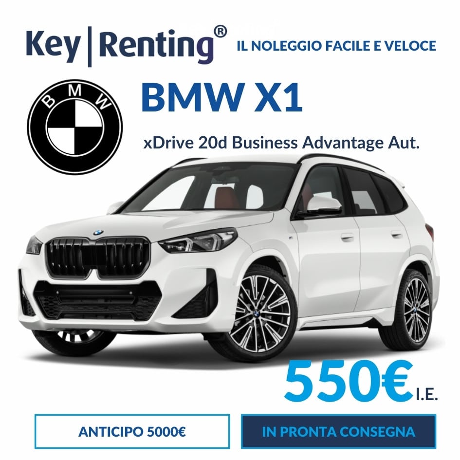 BMW X1 Noleggio Lungo Termine senza anticipo con Key Renting
