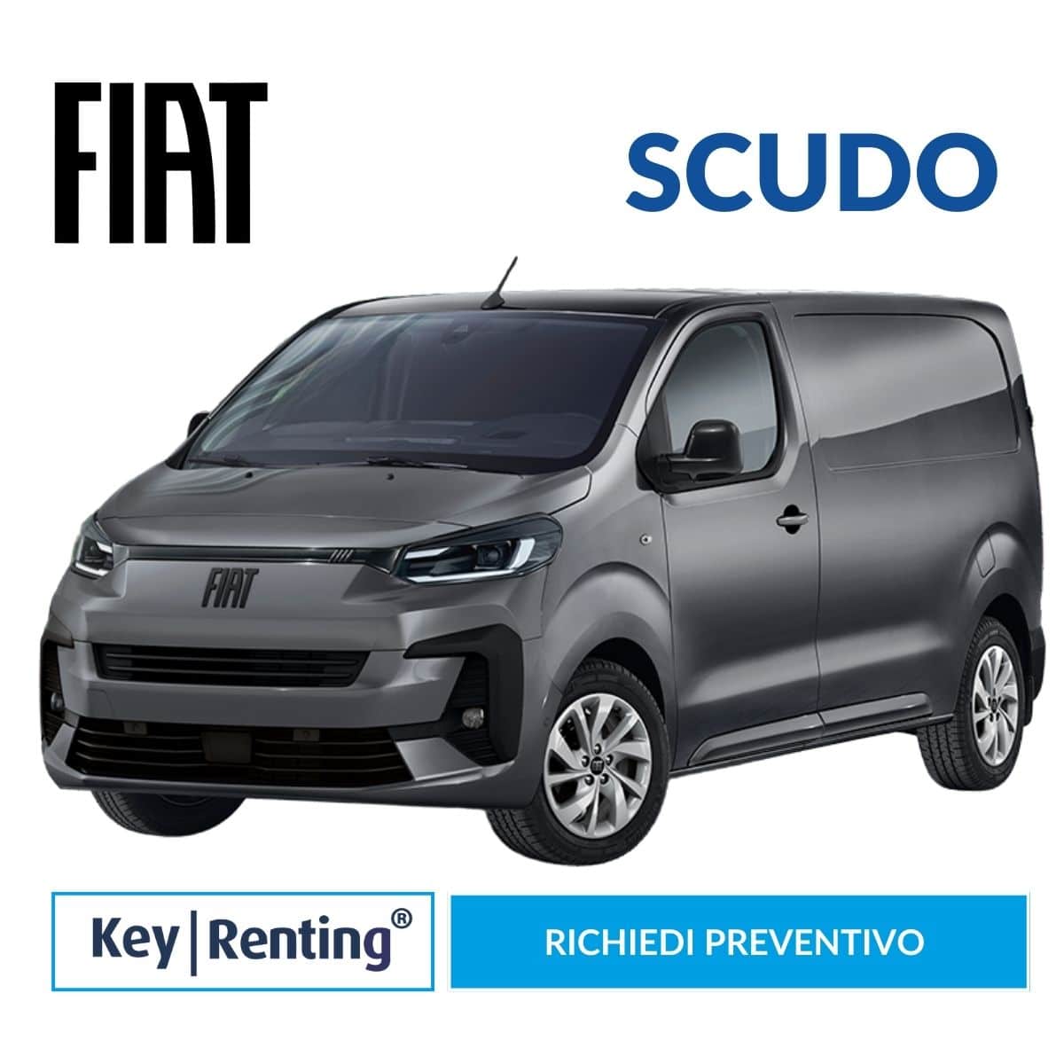 Fiat Scudo Noleggio Lungo termine Veicoli Commerciali con Key Renting