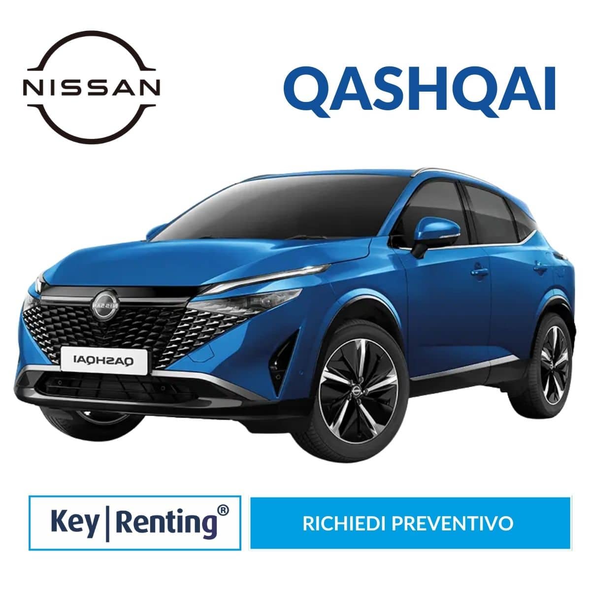 Noleggio Lungo Termine Nissan Qashqai con Key Renting
