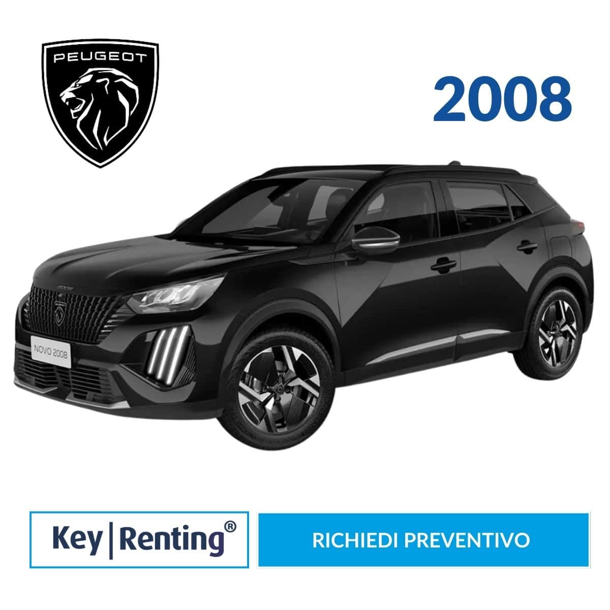 Peugeot 2008 Noleggio Lungo Termine con Key Renting