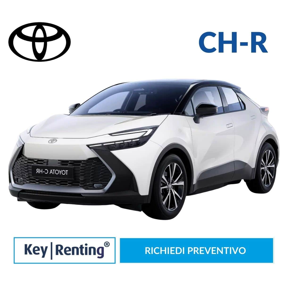 Toyota CHR Noleggio Lungo Termine con Key Renting