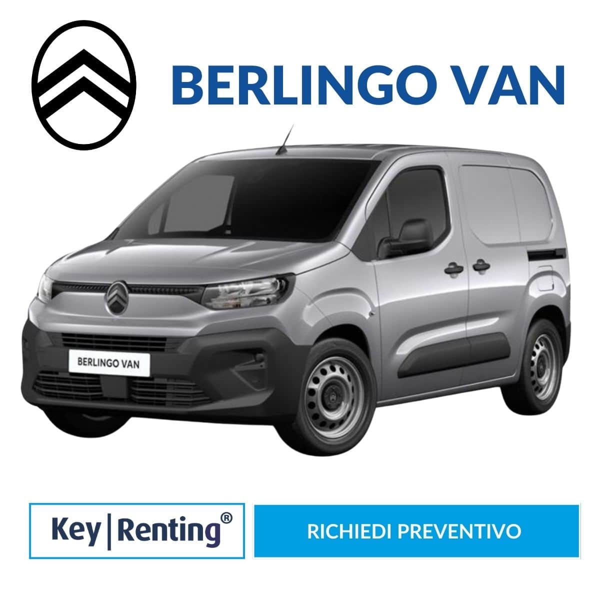 Citroen Berlingo Noleggio Lungo Termine con Key Renting