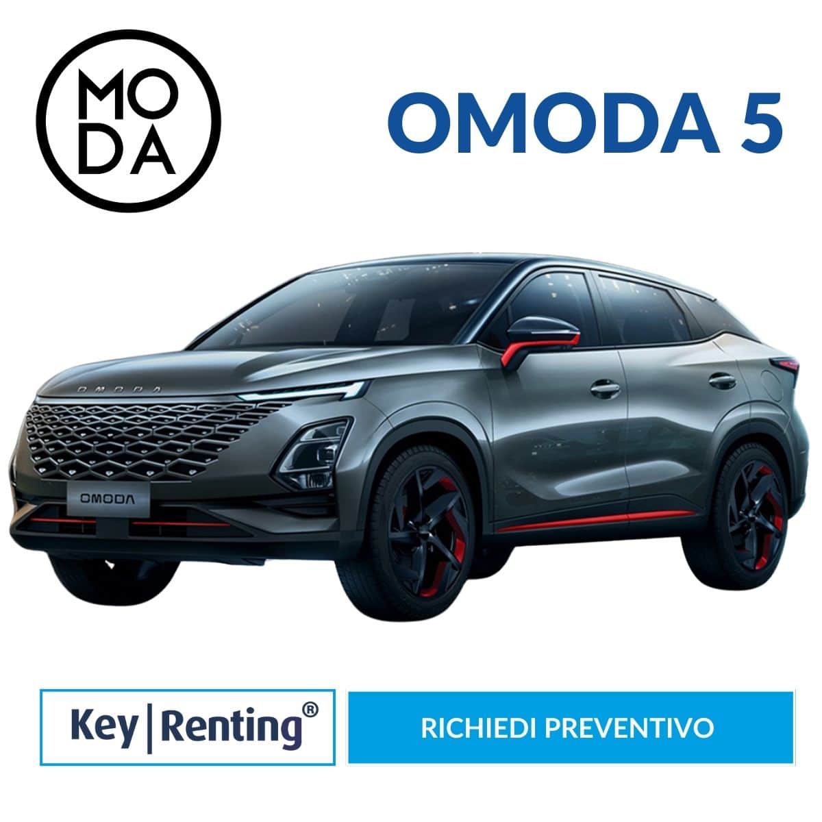 Omoda 5 Noleggio Lungo Termine con Key Renting