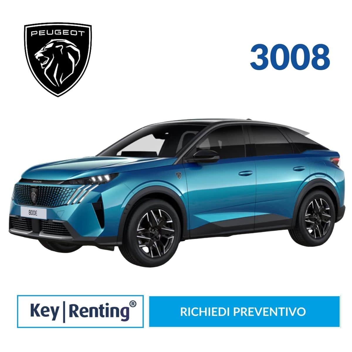 Peugeot 3008 Noleggio Lungo Termine con Key Renting