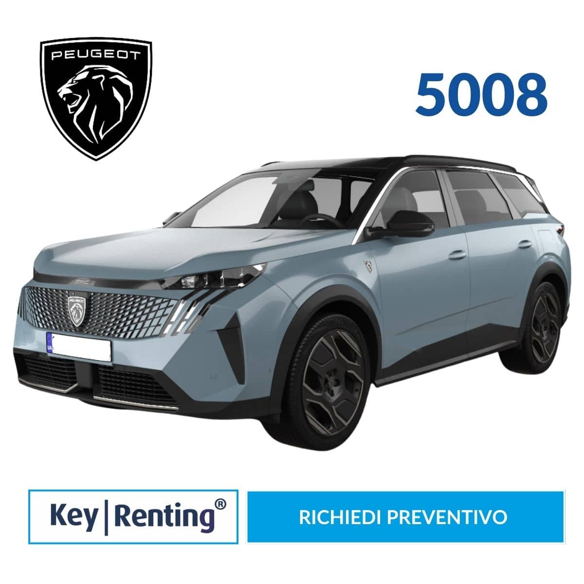 Peugeot 5008 Noleggio Lungo Termine con Key Renting