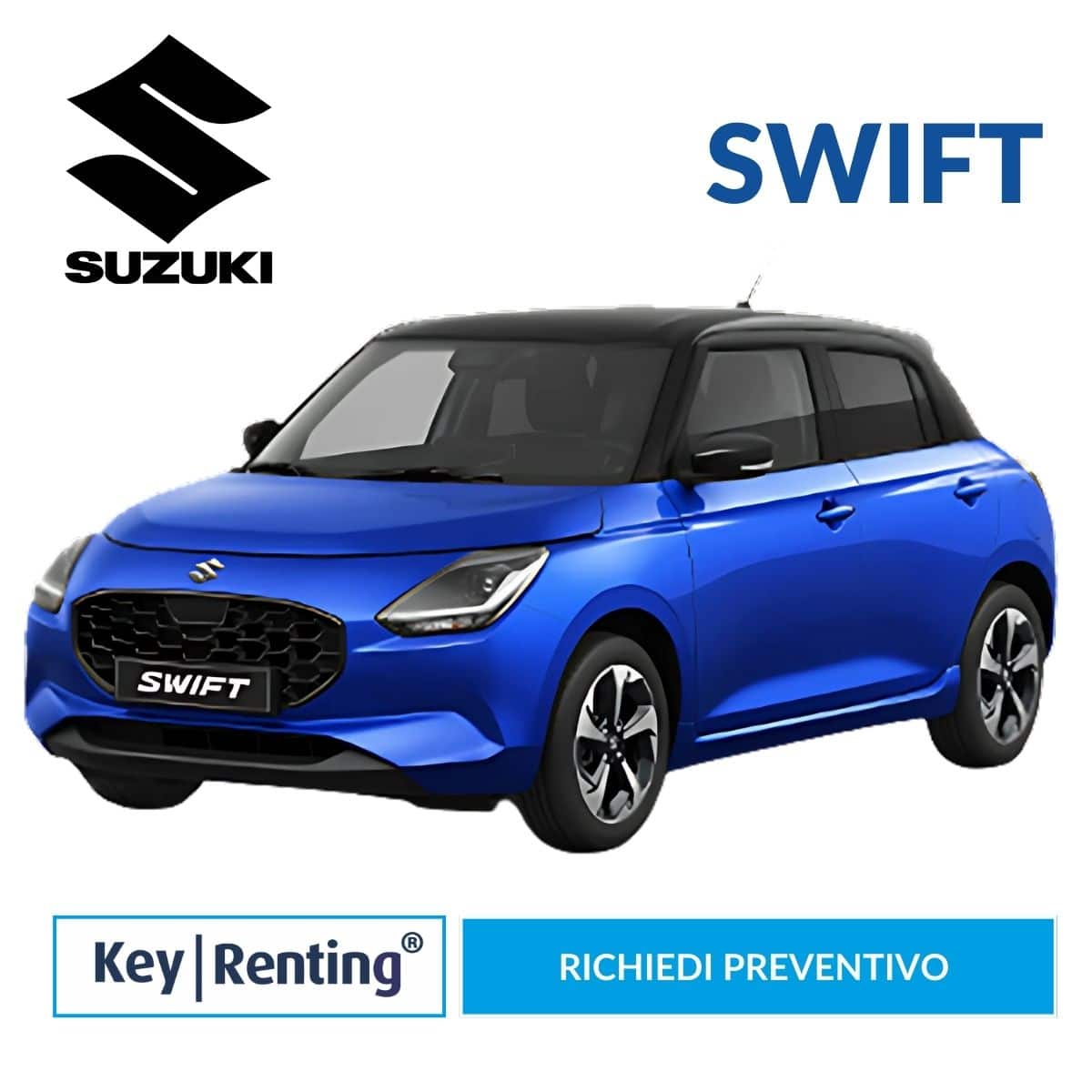 Suzuki Swift Noleggio Lungo Termine con Key Renting