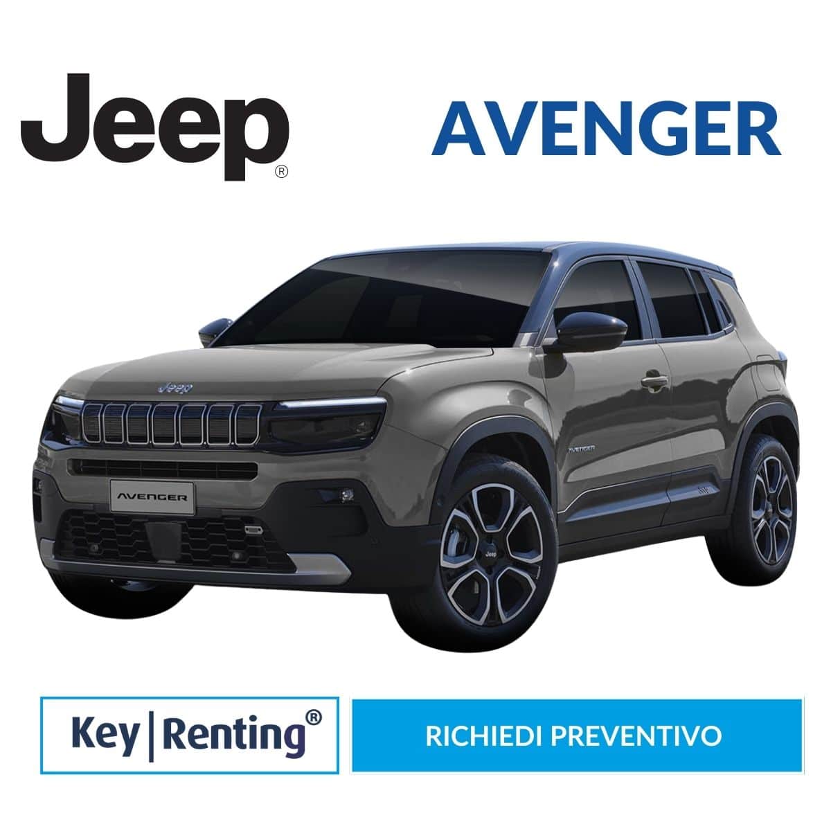 Jeep Avenger Noleggio Lungo termine con Key Renting
