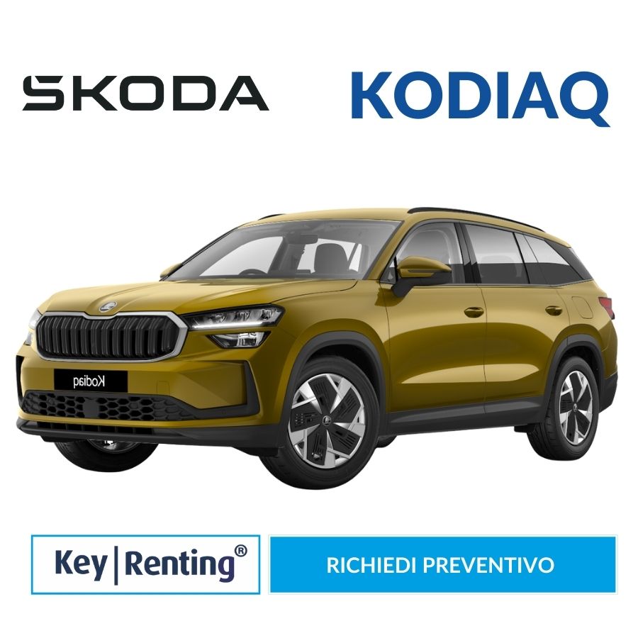 Kodiaq Skoda Noleggio Lungo Termine: il SUV 2.0 TDI Executive DSG per comfort e spazio premium